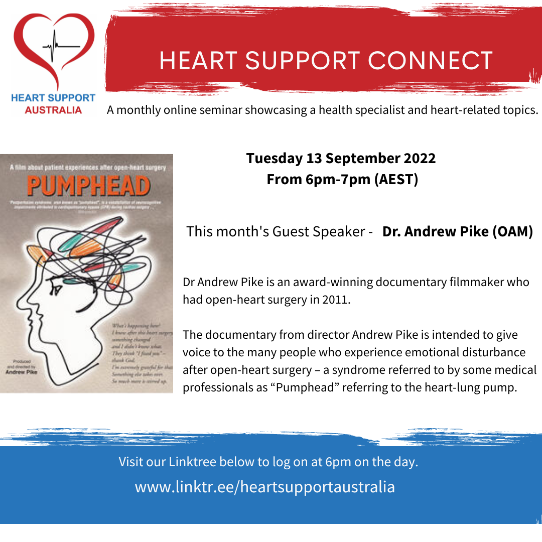 Heart Support Connect Promo - Andrew Pike